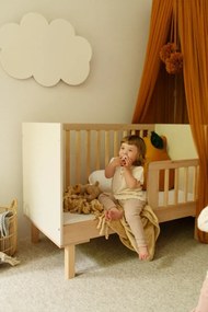Łóżeczko dziecięce LAURA 120x60 buk/szampański LITTLE SKY