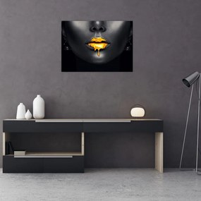 Obraz - Usta kobiety (70x50 cm)