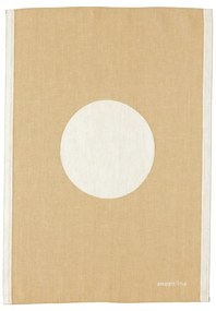 Ścierka z mieszanki lnu 46x66 cm Vera Ochre – Pappelina