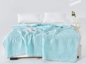 Chłodząca letnia kołdra CELIA, miętowa Rozmiar: 160 x 200 cm