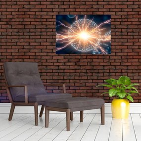 Obraz na szkle - Atom (70x50 cm)