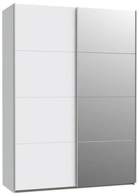 Szafa z lustrem KARO 150x210 cm biała