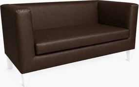 Sofa Monaco : Kolor nogi - Biała, Kolor tkaniny - EKO-SKÓRA - 19D, Typ tkaniny - Eko-skóra , Wysokość nogi - 15 cm