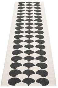 Czarno-kremowy chodnik odpowiedni na zewnątrz 70x250 cm Poppy Black Vanilla – Pappelina