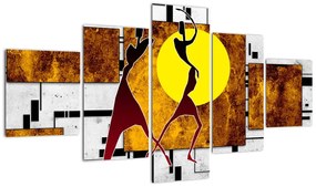 Obraz malarstwa z epoki starożytnej (125x70 cm)