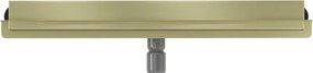 Mexen Flat Wall odpływ liniowy ścienny 2w1 60 cm, złoty szczotkowany - 1A30060