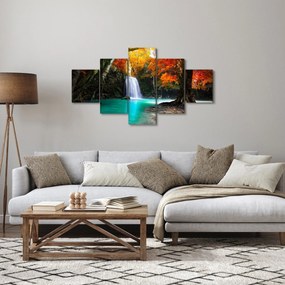 Obraz - Szmaragdowa Laguna (125x70 cm)