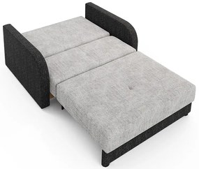 Sofa rozkładana popiel + grafit - Oves 4X