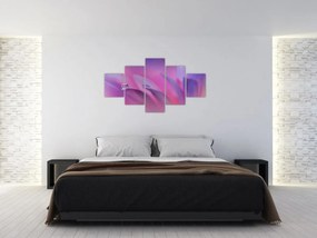 Obraz - Kropla na kwiecie (125x70 cm)