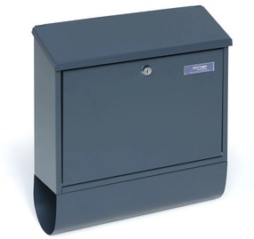 Skrzynka pocztowa na gazety i listy VILLA SPEZIAL SET, antracytowa