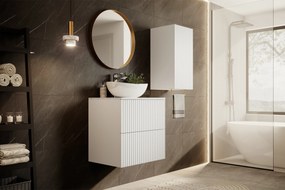 Szafka łazienkowa Nicole 60 cm wisząca pod umywalkę - biały mat