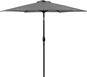 Duży parasol ogrodowy łamany, skośny SL-UM003C, szary