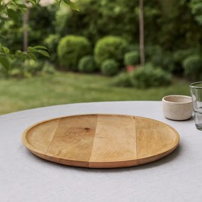 Talerz drewniany LIL, Ø 38 cm