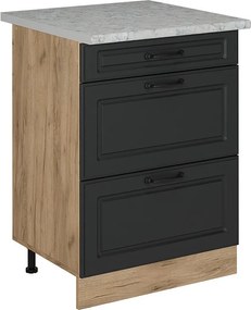 Szafka dolna do kuchni antracytowy domek wiejski 60x60x81.6 r-line