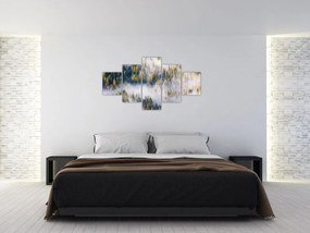 Obraz drzew we mgle (125x70 cm)