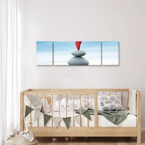Obraz - Równowaga z kamieniami (170x50 cm)