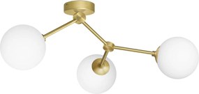 Krótka nowoczesna lampa mosiężna 3 kule GP-S3K