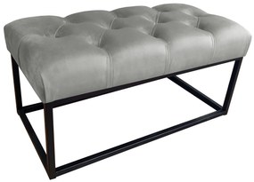 Ławka CHESTERFIELD LOFT MG17 pufa podnóżek metal