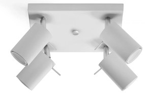 Kwadratowy plafon LED E784-Sewo - biały