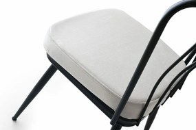 Zestaw krzeseł do jadalni Yildiz White, 4 szt.