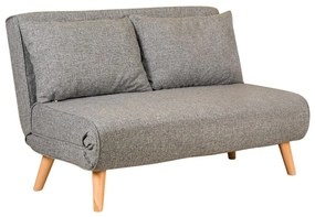 Szara rozkładana sofa 120 cm Folde – Artie