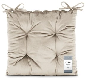 Aksamitna poduszka na krzesło 40x40 cm Aleksa – Restilo