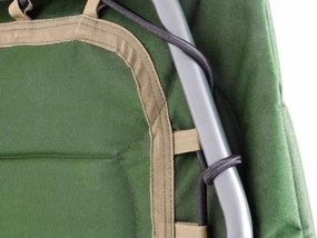 Łóżko kempingowe wędkarskie turystyczne zielone