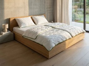 Poduszka pikowana STELLA ALOE VERA 70x90 cm, biała