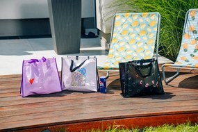Torba na zakupy SHOP & GO 37 cm - różne warianty Wersja: Good Vibes Only
