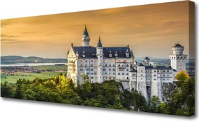 Obraz na płótnie Majestatyczny Pałac w Górach