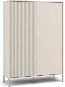 Witryna KAMARO 2DD  Slim| Kaszmir | 103.5x40x147.5 | Nowoczesna Szafka