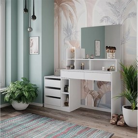 Toaletka biały 139.8x40x115 anja