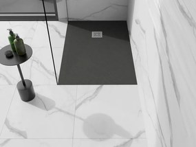 Mexen Stone+ brodzik kompozytowy prostokątny 100 x 90 cm, antracyt - 44719010