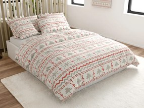 PrzytulneMieszkanie.pl PrzytulneMieszkanie.pl Bawełniana pościel NORDIC JOY biała Rozmiar pościeli: 70 x 90 cm | 140 x 200 cm