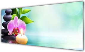 Szkło Ozdobne do Kuchni Orchidea nad Lustrem Wody