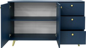 Komoda GALIO 100 cm do Salonu Sypialni Odcienie niebieskiego