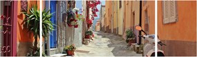Obraz ulicy Sardynii (170x50 cm)