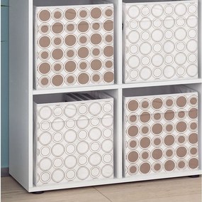 Room Divider biały 72.6x29x72 tetra