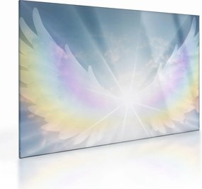 Obraz na szkle - Anielska aura (70x50 cm)