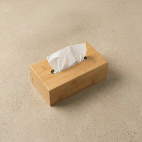 Bambusowy pojemnik na chusteczki SOVO, 25 x 13 cm