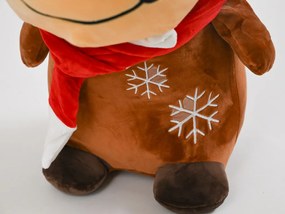 Pluszowy RENIFER z dziecięcym kocykiem w środku, brązowy