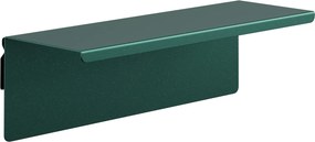 Metalowa półka ścienna Modern Joanne 40 cm, kolor butelkowa zieleń