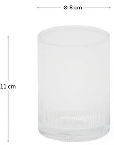 Szklany kubek na szczoteczki do zębów Arlem – Kave Home