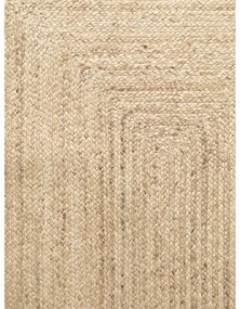 Dwustronny chodnik z juty tkany ręcznie w jasnym naturalnym kolorze 80x200 cm Sharmila Natural White – Hanse Home