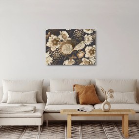 Obraz na szkle - Złoty ogród (70x50 cm)