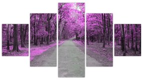 Obraz - Ścieżka przez park (125x70 cm)