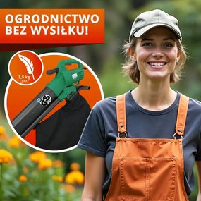 Elektryczny odkurzacz do liści wolf, 3 w 1 Gardebruk