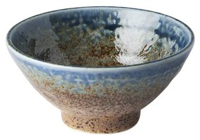 Niebiesko-brązowa ceramiczna miska MIJ Earth &amp; Sky, ø 16 cm