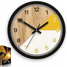 Zegar ścienny nowoczesny z cichym mechanizmem do salonu sypialni okrągły