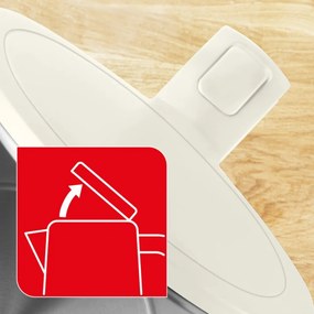 Kremowy czajnik elektryczny 1,5 l Thermo Protect KO140AE0 – Tefal